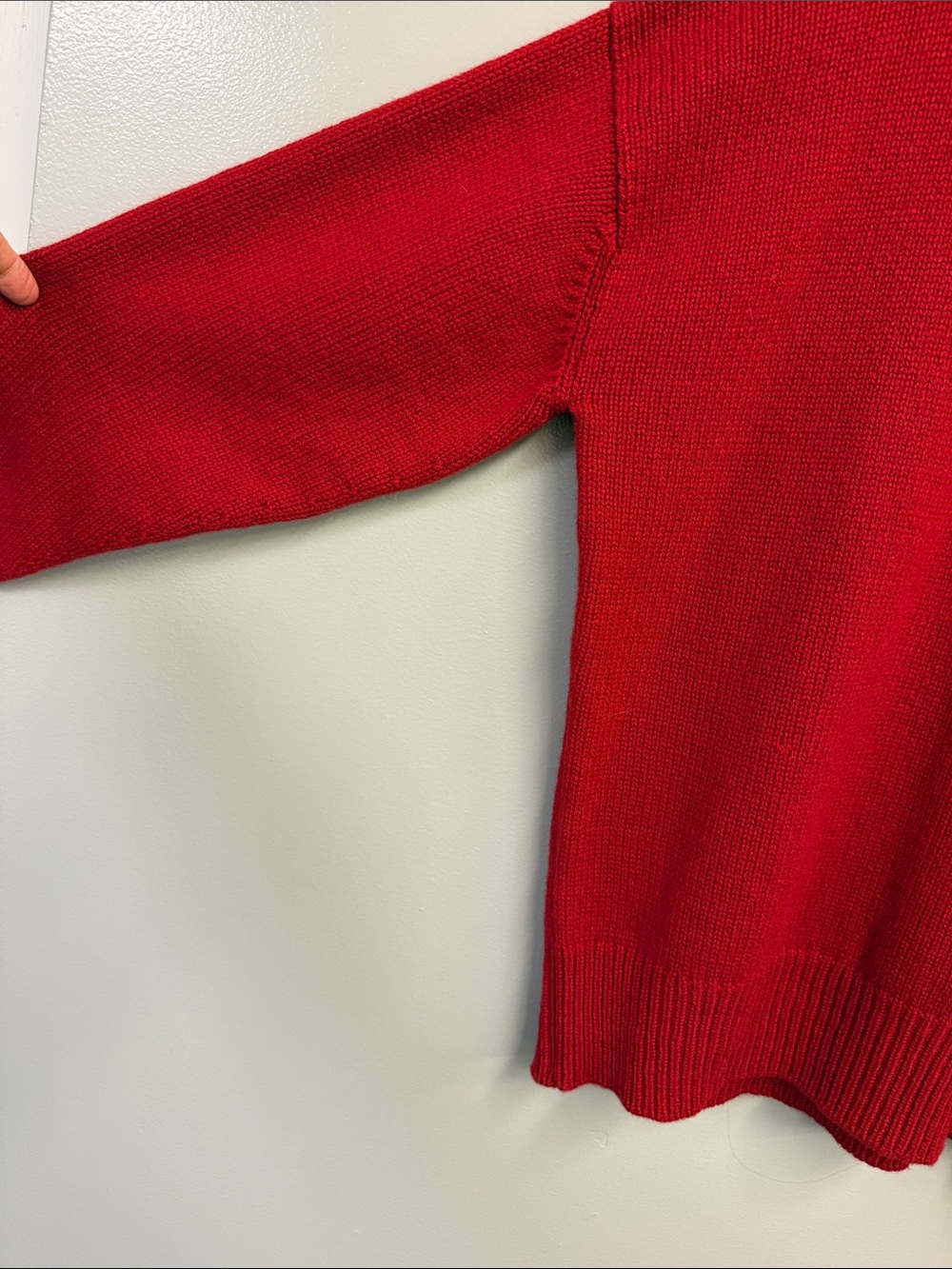 &daughter Women’s Classic Crewneck Sweater - Red - Picture 4 of 8